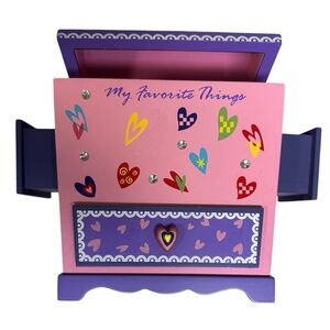 Jewelry Storage Box Organizer For Girls